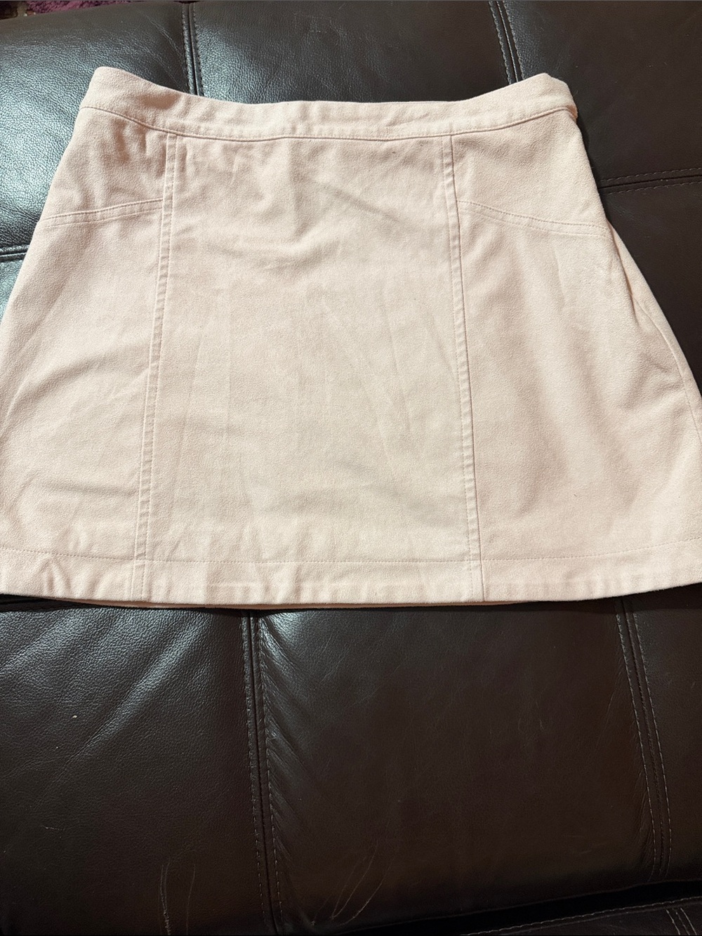 Abercrombie & Fitch Blush Pink Mini A-Line Skirt